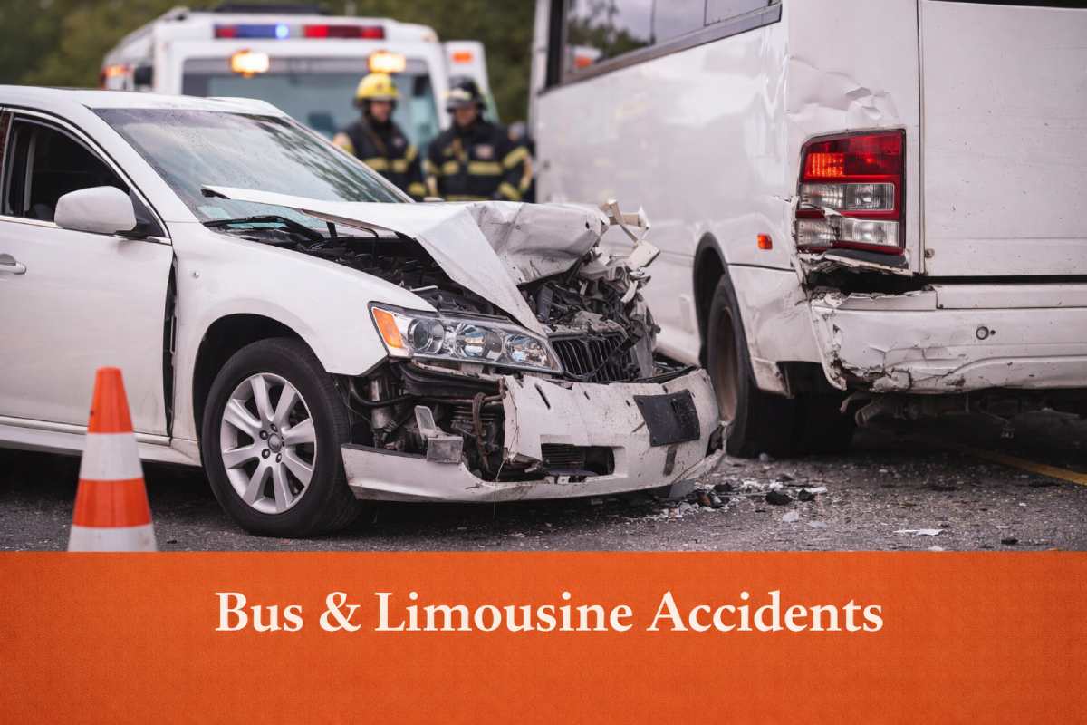 bus and limousine